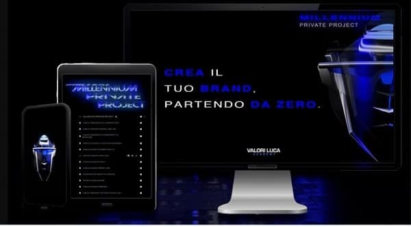 Corso Millennium Private Project – Luca Valori