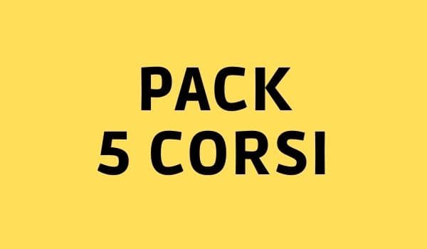 Pack 5 corsi