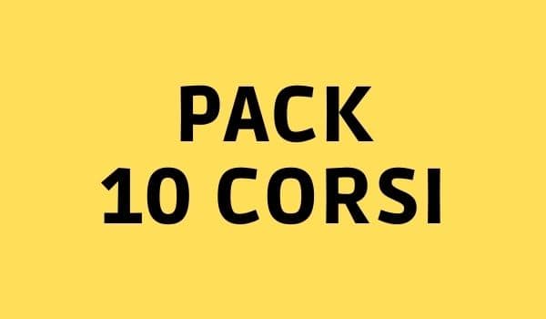 Pack 10 corsi