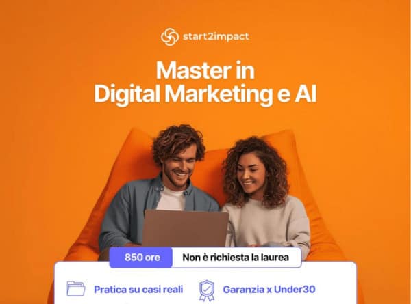 Master in Digital Marketing e AI – Start2impact