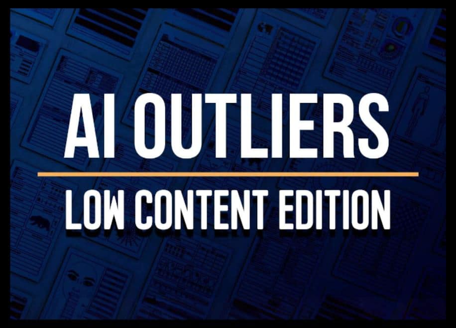 AI Outliers Low-Content Edition di Riccardo Mazza